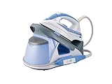 Potencia de 2000 W Ariete 6431 CENTRO DE PLANCHADO STIROMATIC DUETTO 2000 W, 1.5 litros, Acero Inoxidable, Azul, Color blanco