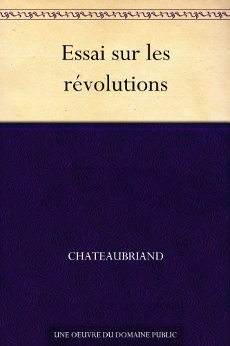 Download Essai sur les révolutions Download Essai sur les révolutions
