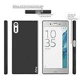 Sony Xperia XZs / Sony Xperia XZ Hülle, Profer TPU Weich Silikon Schutzhülle für Sony Xperia XZ / XZs (TPU-Schwarz) - 