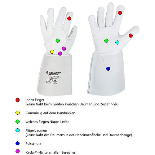 SCAPP Protection WIG Schweißerhandschuhe Gr. 9-11 -STANDARD PLUS- - 3