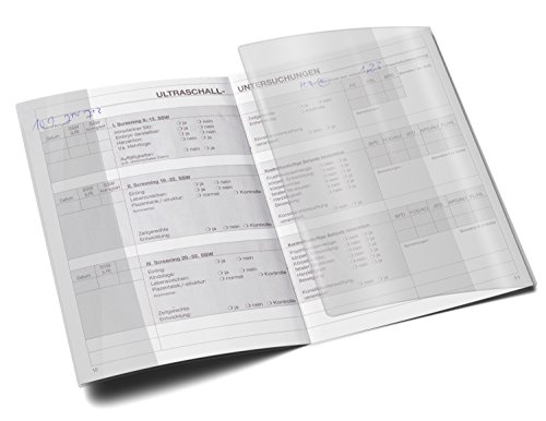 Mutterpass/Mutter-Kind-Pass Hülle 3-teilig Eule & Schmetterling Schutzhülle personalisierbar mit Namen (Deutschland/Österreich) - 5