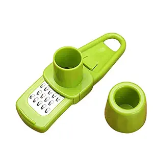 Vastrang Sarees Stainless Steel Multi Functional Ginger Garlic Cutter, Mini Size