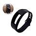 Produktbild Dokpav® Samsung Gear Fit 2 Uhrenbänder Uhrenband Stellbar Silikon Armband ErsatzBand für Samsung Gear Fit 2 SM-R360 Smartwatch (S) - Schwarz