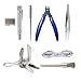 Produktbild Ambrose 7 Super praktisches Werkzeug Kit – DIY Aufziehen Tools Set Schere Keramik Pinzette Drahtschneider Schraube Treiber Pinsel Multifunktions Hand Werkzeug