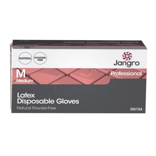 Preisvergleich Produktbild hausmeistertätigkeiten Express dg154-m Latex Einweg Handschuhe, puderfrei, Medium, natur