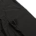 WINOMO Beard Apron Gather Cloth Bib Facial Hair Trimmings Catcher Cape Sink (Black)