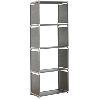 SONGMICS Würfelregal, 6 Würfel Bücherregal, Treppenregal mit 3