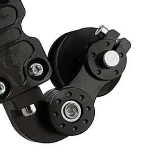 VMS INDIA Universal CNC Aluminum Alloy Motorcycle Chain Tensioner Adjuster Roller