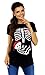 Zeta Ville Women's Maternity Halloween Baby Skeleton Funny Tee Shirt X-ray 185c (Black, UK 14/16)