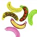 HuntGold 3X Plastic Travel Outdoor Banana Shape Case Holder Carrier Box Fruit Container Storage(pink/green/yellow)