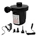 Produktbild SPEED Elektrische Luftpumpe,Elektropumpe inkl. 3 Aufsätze für Luftmatratzen, Schwimmtiere, Aufblasbare Swimming Pools und alle anderen aufblasbaren Produkte,12 Volt 220-240V