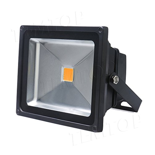 Auralum® 30w LED Fluter Außenstrahler 2700Lumen 230V IP65 Warmweiß mit Top-Qalität Mitte-Jahr-Absatz - 2