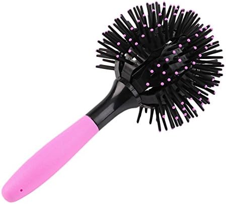 Rotating Spherical Hairbrush 3d Volumizing Heat Resistant Professional