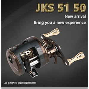 ETbotu Fishing Reels,Spinning Reel - 11+1 Bearings Round Profile Baitcast Reel Light Lure Casting Reel For Stream Trout Fishing Left/Right Hand Optional JKS 51 upgrade (left hand)
