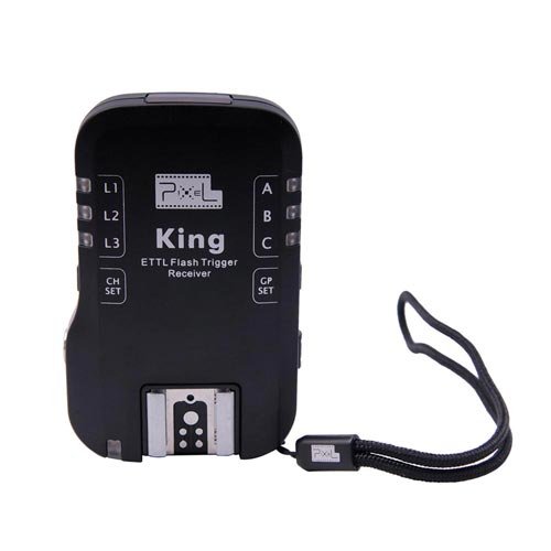 King e-TTL Professional Wireless Flash Trigger with 2 Receivers for Canon DSLR & Flashgun