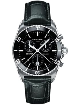 Certina Herren-Armbanduhr XL Chronograph Quarz Leder C014.417.16.051.00
