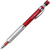 Zebra P-MA86-R Zebra Delguard Type-Lx Mekanik Kurşun Kalem, Kırmızı, 0.5mm