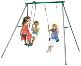Plum Helios II Outdoor Play Metal Garden Swing Set (Toy)