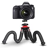 Flexibles Stativ, ELOKI Mini Travel Stativ Kamera Telefon Stativ mit Bluetooth-Steuerung für Canon Sony Nikon DSLR & Gopro Ac