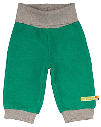 loud + proud Unisex Baby 469 Full Trousers, Green (forest Fo), 3-6 Months (Manufacturer size: 62/68)