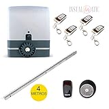 cremallera de nylon para puerta corredera Kit completo motor corredera hasta 600kg