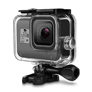 TELEISN Waterproof Housing Case for Gopro Hero 8 Black,200FT/60M Underwater Protective Case Shell with Bracket Accessories for Gopro Hero 8 Action Camera