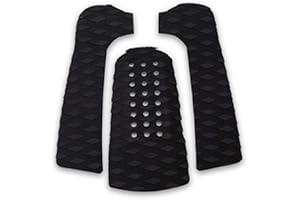 Zyyini Surfboard Traction Pad, Surfing Surfboard Anti-Slip Traction Pad Tailpad Deck Grip for Surfboard, Skimboard, Longboard