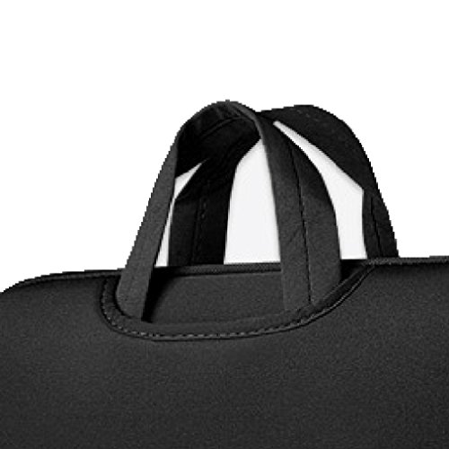 Laptoptasche Hülle Sleeve Tasche Handtasche für 13inch Macbook Air Pro Tablet – Schwarz, 37 cm x 26 cm x 2 cm - 3