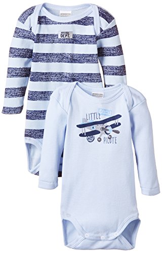 Absorba Boutique Baby Boys Bodysuit -  Blue - 12-18 Months