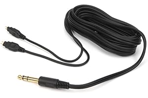 Sennheiser Kopfhörer - Original Zubehörkabel - 3,0m unsymmetrisches Kabel mit 6,35mm Anschlussstecker für die audiophilen Open-Back Kopfhörer der HD 600 Serie