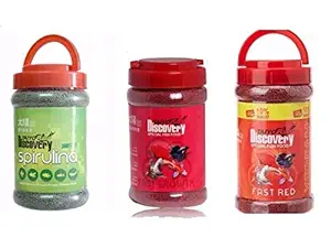 Taiyo Pluss Discovery Fast Red, 330g with Fast Growth, 330g and Spirulina, 330g