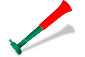 FUN FAN LINE - Pack x3 trompettes en Plastique Vuvuzela. Accessoire pour Le Football et Les célébrations Sportives. Avertisseur sonore pour l'animation.