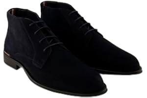 Tommy Hilfiger Herren Low Boot Stiefel Suede mit Schnürsenkeln