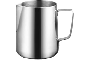 LATRAT Pichet à lait de 150 ml en acier inoxydable - Accessoire Barista - Idéal pour expresso, cappuccino et latté