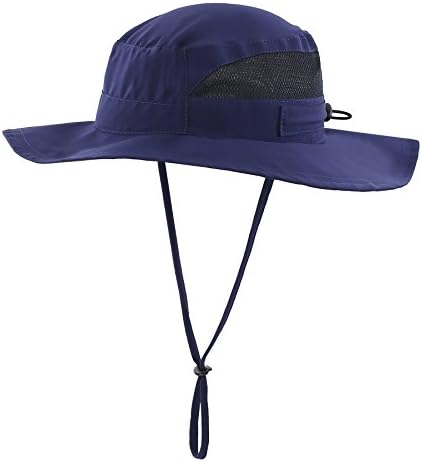 DecentronWomens Summer Mesh Boonie Sun Hat Wide Brim UV Protection Fishing Hat