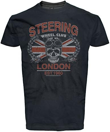 T-Shirt Rock'n'Roll, Racing, Speed, Gentleman, Steering Wheel Club