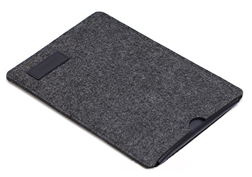 Huawei MateBook X Laptop Liner Bag, AVIDET 13,3 Zoll Schock-Absorption Soft Notebook Felt Bag für Huawei MateBook X (Dunkelgrau) - 2