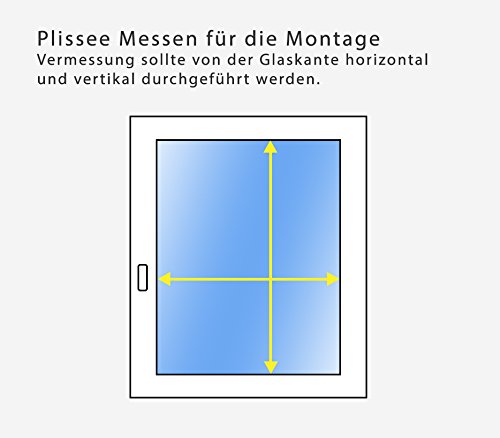 Plissee-rollo OHNE Bohren mit Klemmträger (Türkis, B90cm x H200cm) Klemmfix Easyfix Plissee für Fenster / Balkontür Montage / Farbe & Größe wählbar / Vesrpannt Jalousie Sichtschutz Rollo Faltrollo Fensterrollo - 5