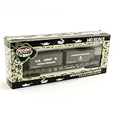 Spur H0 Spur HO -- Flat Car US Army mit Containern