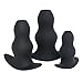 Produktbild FeiGu 3 STÜCKE Medizinische Silikon Hohl Anal Butt Plug Set-Anal Sex Spielzeug, Masturbation für Erwachsene (S / M / L)