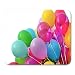 Produktbild Mauspad Bunte Party Bunte Luftballons Weiß Blau Helium fliegen Urlaub Mauspad für Notebooks, Desktop Computer Mauspad 25x30cm