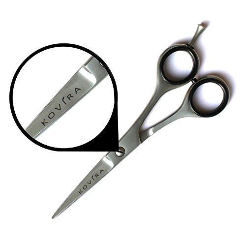Kovira – Professionelle Frisörscheren Barbier Effilierschere Haare Schneiden & Ausdünnen/Volumen Scheren Set Gesamtlänge 14cm – Rasiermesserscharf Japanischer Stahl&Feineinstellung Spannungsschraube - 3