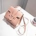 Produktbild CHOULI Korean Style Fashion PU Leather Women Bag Cross Body Messenger Bag Square Bag pink