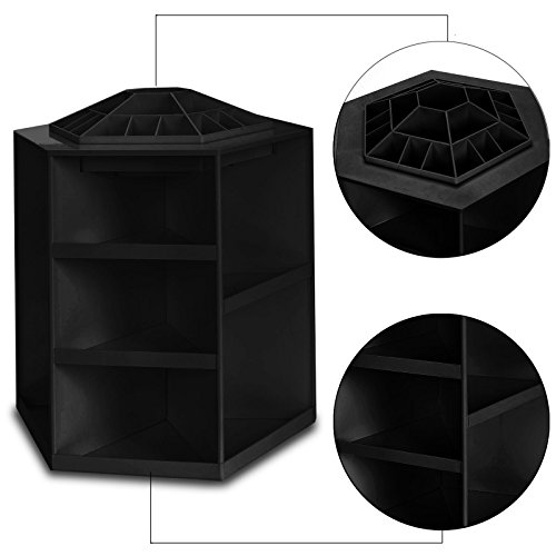 Homdox 360 Grad Drehbare Multifunktionale Kosmetik Ständer Aufbewahrungbox Make up Organizer Kosmetikregal - 3