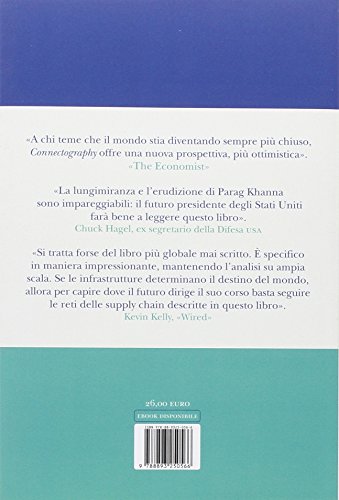 Book's Cover of Connectography. Le mappe del futuro ordine mondiale