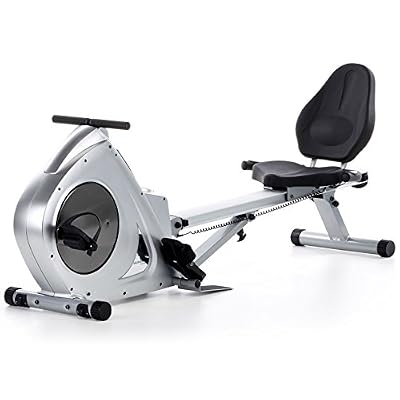 Skandika - SF-1040 - Appareil fitness 3en1 - Rameur Vélo d'appartement semi-allongé Musculation