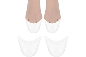 AFCJLTO 2 pcs Ballett-Zehenschoner aus Silikon-Gel für Schmerzlinderung bei Ballett- & High-Heel-Tragen - Zehenkappen & Metatarsal-Pads als effektiver Zehenschutz für Spitzenschuhe & Pumps