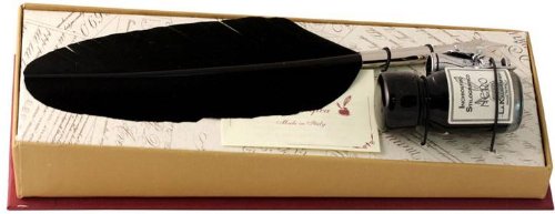 Coles CalligraphySmall Feather Quill & Ink Set