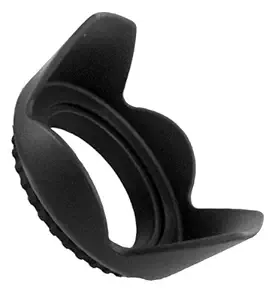 SUPERNIC 55mm Lens Hood for Sony Digital Camera with Microfiber Cloth