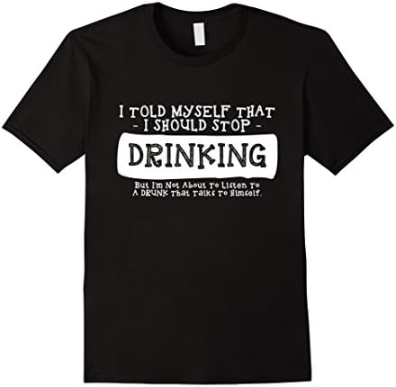 Men's Crazy Drunk - Funny Holidays Drinking T-Shirt XL Black